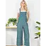 Floral Corduroy Overall in Teal