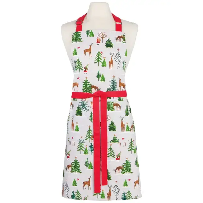 Santa's Reindeer Christmas Chef Apron