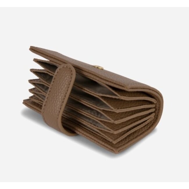 Matt & Nat Crepe Grain Toffee Cardholder