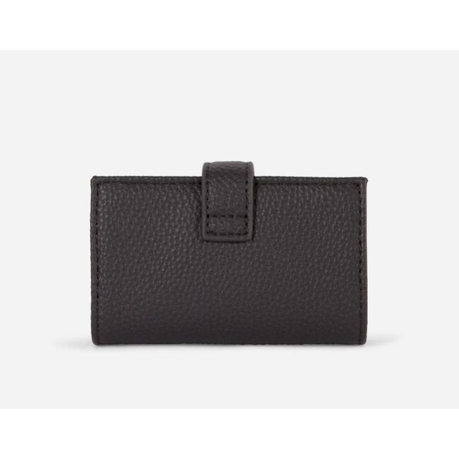 Matt & Nat Crepe Grain Coal Cardholder