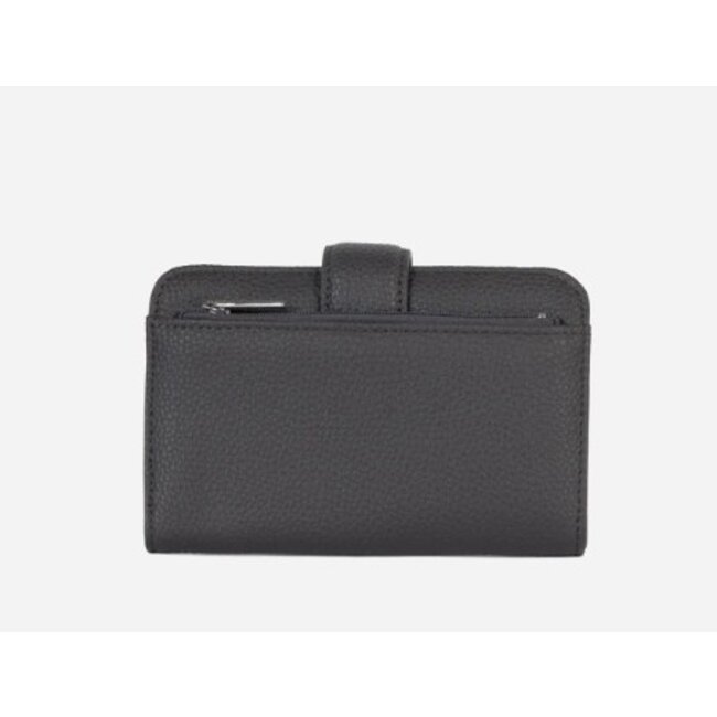 Matt & Nat Float Small Grain Wallet in Coal