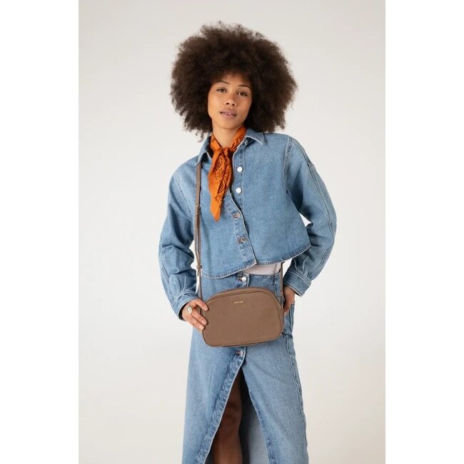 Matt & Nat Pair Grain Crossbody in Coal