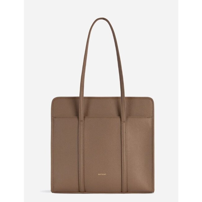 Matt & Nat Lusik Grain Tote Bag in Toffee