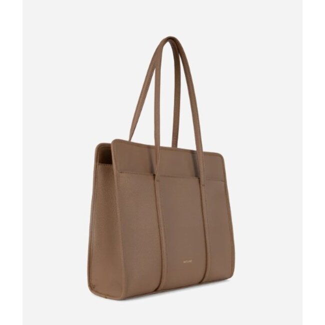 Matt & Nat Lusik Grain Tote Bag in Toffee