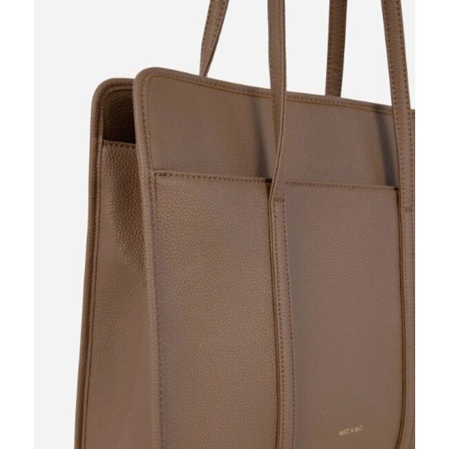 Matt & Nat Lusik Grain Tote Bag in Toffee