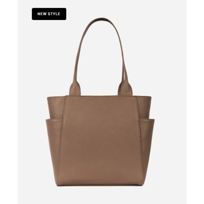 Matt & Nat Iona Grain Tote Bag in Toffee