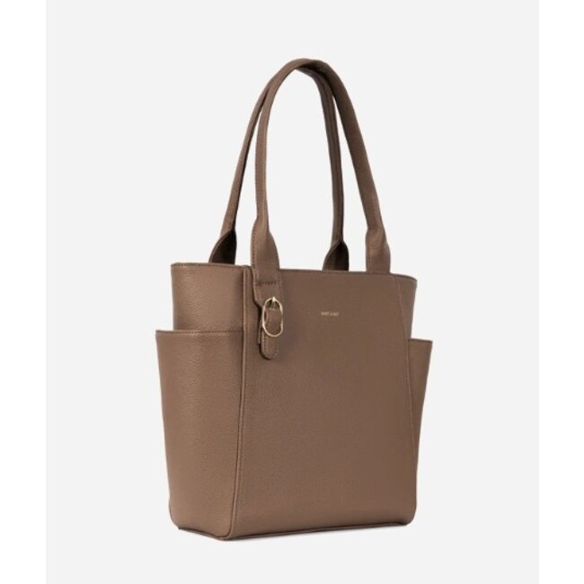 Matt & Nat Iona Grain Tote Bag in Toffee