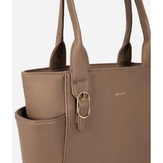 Matt & Nat Iona Grain Tote Bag in Toffee