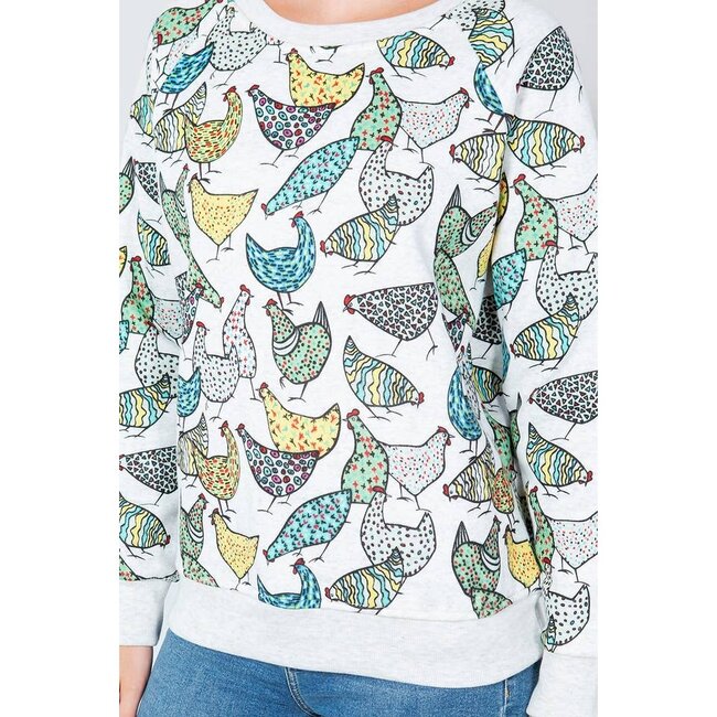 Chicken Fleece Sweatshirt