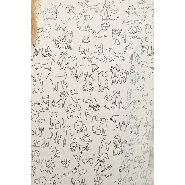 Different Breed Dog Print Sweatshirt