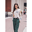 Papillon Daisy Flower Knit Pullover