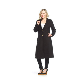 Papillon Lapel Single Breasted Coat With Pockets (more colours)