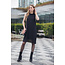 Papillon Permanent Pleat Mock Neck Dress