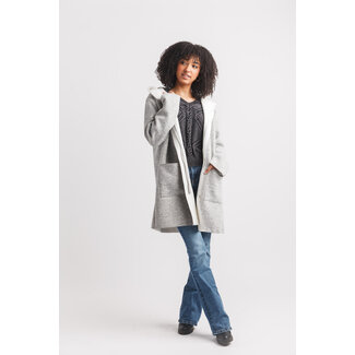 Papillon Soft Heathered Hooded Jacket