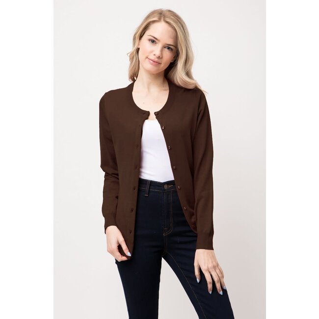 Jayne- Shank Button Down Cardigan More Colours)