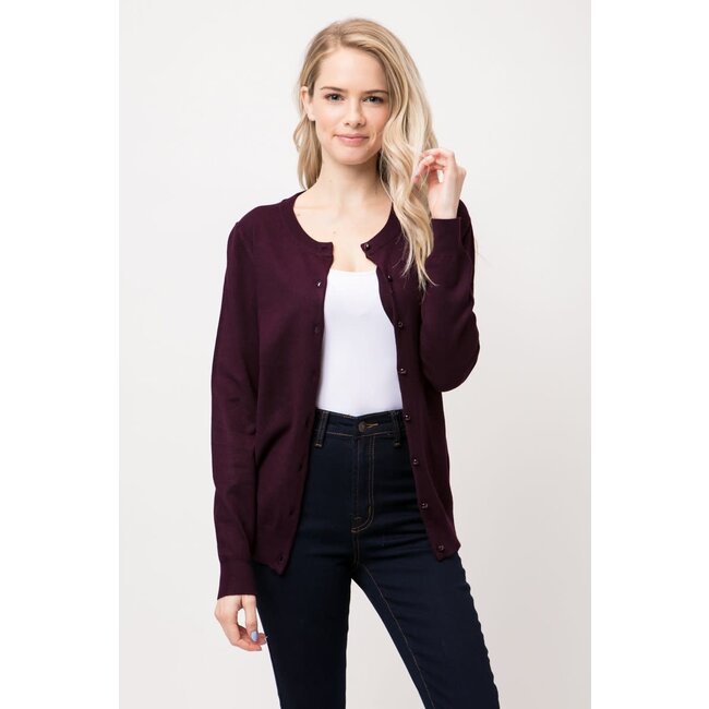 Jayne- Shank Button Down Cardigan More Colours)