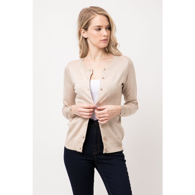 Jayne- Shank Button Down Cardigan More Colours)