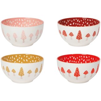 Danica Imports Toadstool Bowls Set of 4