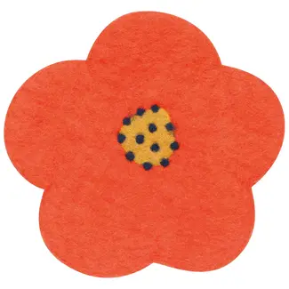 Poppy Felt Trivet