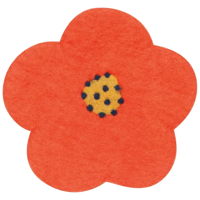 Poppy Felt Trivet