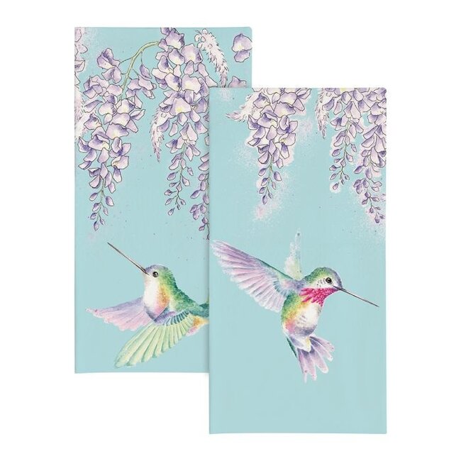 WRENDALE 'WISTERIA WISHES' Hummingbird Pocket Tissues