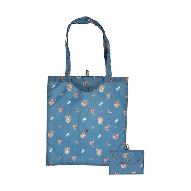 Wrendale 'FARMYARD FRIENDS' Cow Foldable Shopping Bag