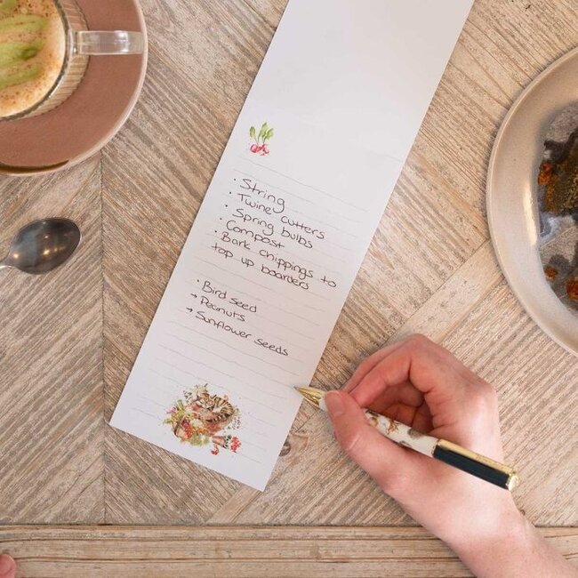 Wrendale Magnetic Shopping Pad-'HIDE AND SQUEAK' Cat