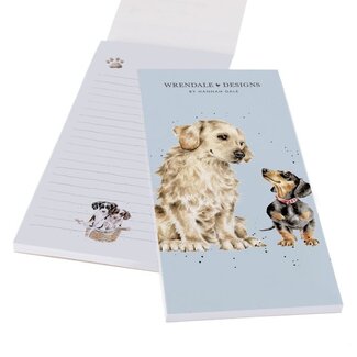 Wrendale Magnetic Shopping Pad 'FIRST DATES' Dog