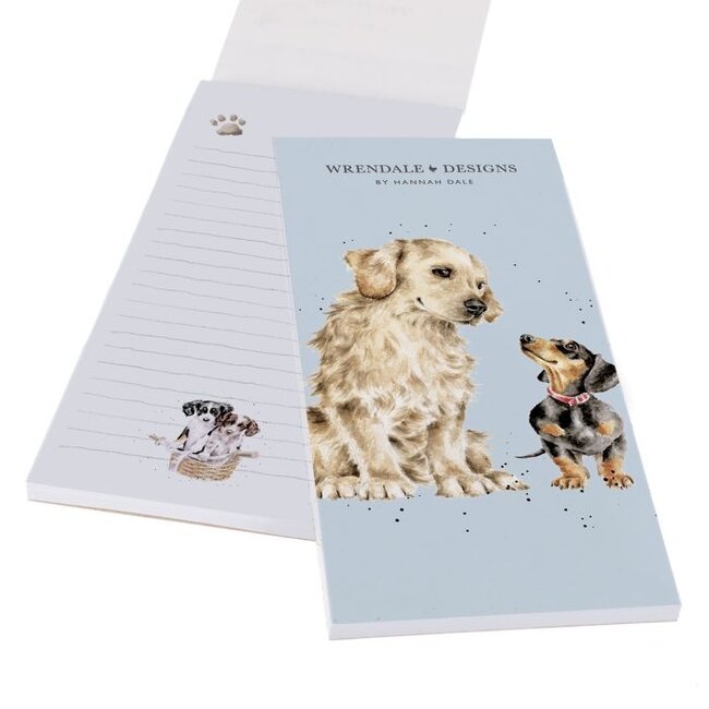 Wrendale Magnetic Shopping Pad 'FIRST DATES' Dog