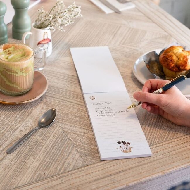 Wrendale Magnetic Shopping Pad 'FIRST DATES' Dog