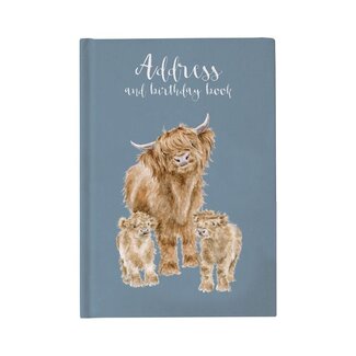 WRENDALE 'THE HIGHLANDER' Highland Cow Address Book