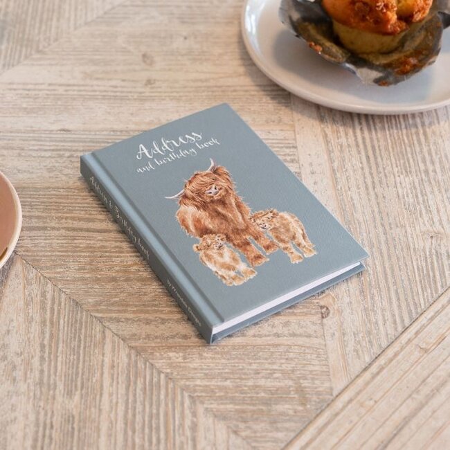 Wrendale 'THE HIGHLANDER' Highland Cow Address Book