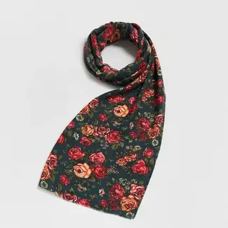 Fable England Roses Teal Pashmina Scarf