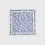 Fable England Ditsy Blue Folk Square Scarf