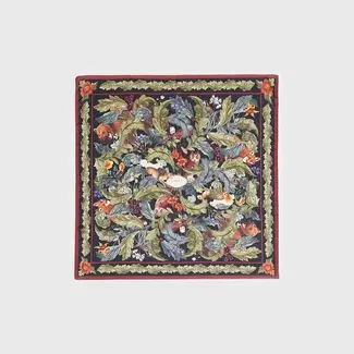 Fable England Winter Solstice Tales Green Square Scarf