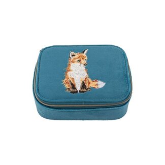 WRENDALE 'DAYDREAMER' Fox Embroidered Accessory Case