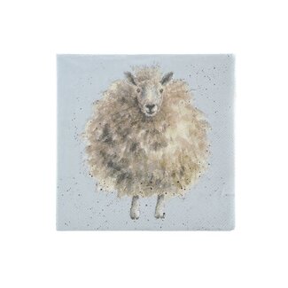 Wrendale Cocktail Napkins-'THE WOOLLY JUMPER' Sheep Cocktail Napkins