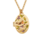Fable England Gold Robin & Blackberry Locket Necklace