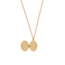 Fable England Gold Robin & Blackberry Locket Necklace