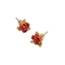 Fable England Gold English Rose Stud Earrings