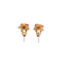 Fable England Gold English Rose Stud Earrings