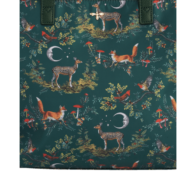 Fable England Green Into the Woods Grab Tote