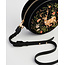 Fable England Aurora Fawn Embroidered Black Circle Bag