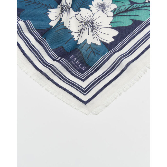 Fable England Solara Tales Teal Scarf