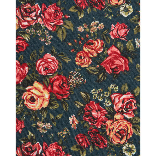 Fable England Roses Teal Pashmina Scarf
