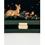 Fable England Fawn Embroidered Green Crossbody Bag