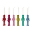 Flocked Plastic Soldier Ornament (more colours)