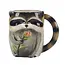 Woodland Critters Fall 3-D Mugs 16 oz- Raccoon