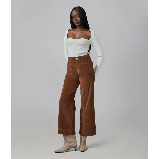 Lola jeans COLETTE-High Rise Wide Leg Cord - 30" Inseam