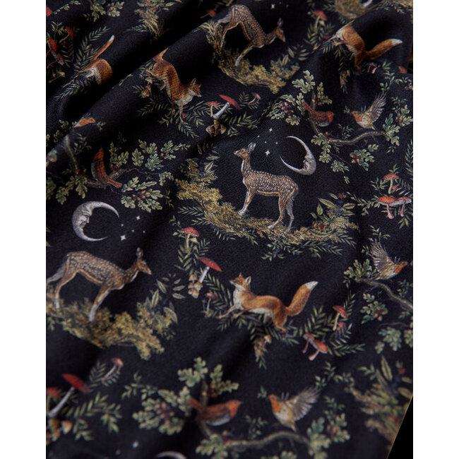 Fable England A Night's Tale Woodland Midnight Heavy Weight Scarf